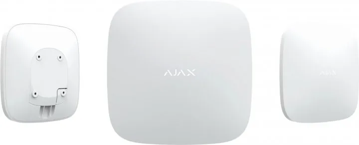 Інтелектуальна охоронна централь Ajax Hub 2 Plus, gsm, ethernet, wi-fi, jeweller, бездротова, білий