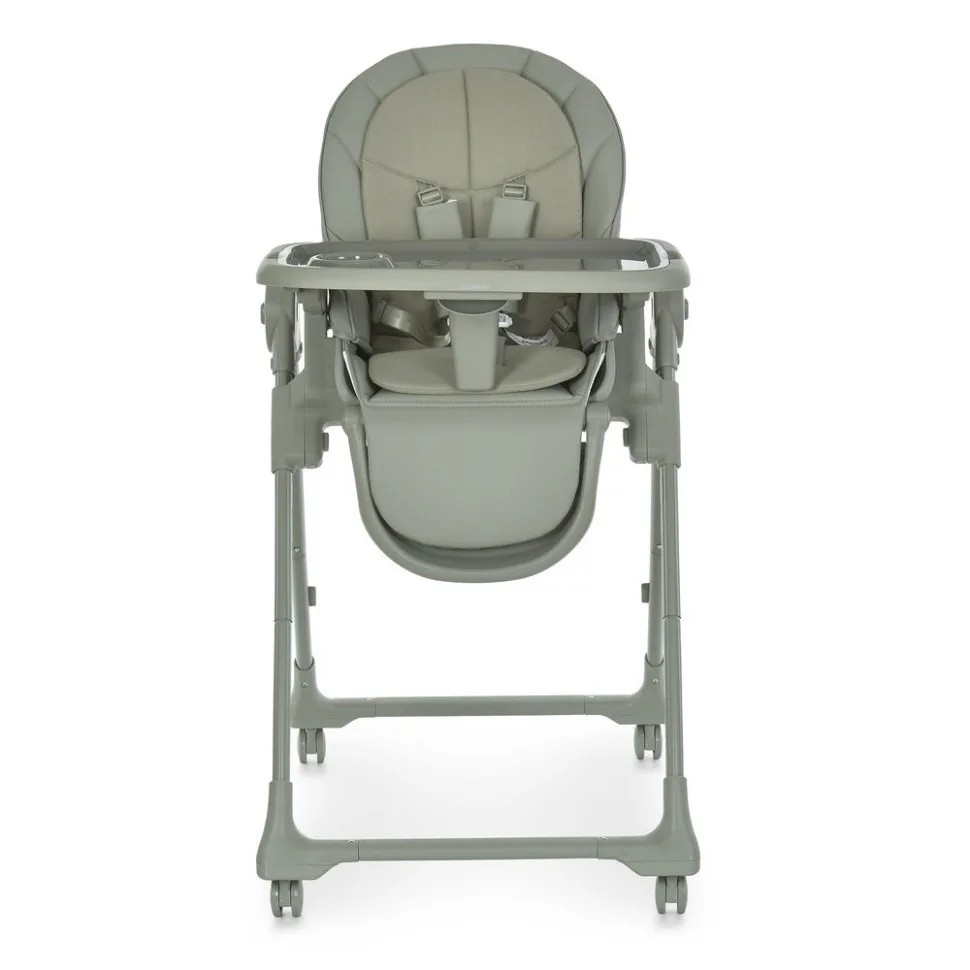 Дитячий стільчик для годування El Camino екокожа 86х58х111 см Nude Green