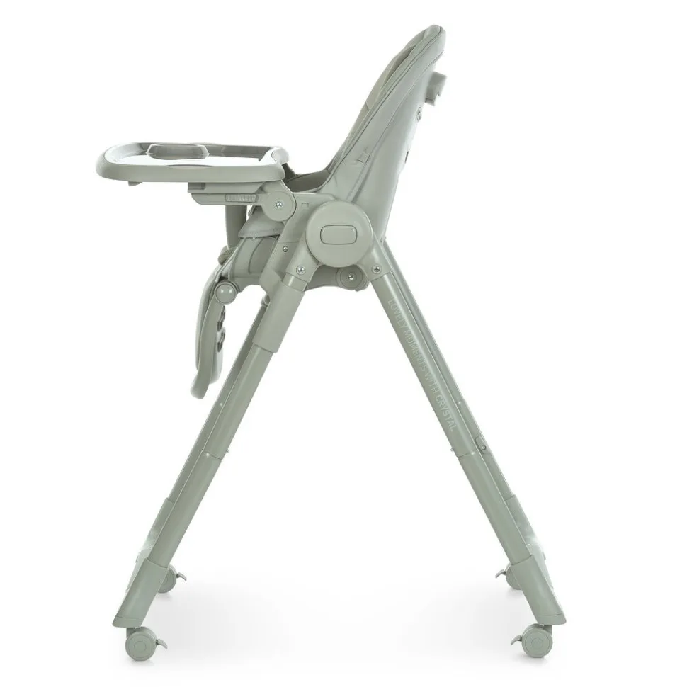 Дитячий стільчик для годування El Camino екокожа 86х58х111 см Nude Green