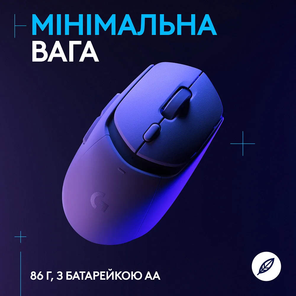 Миша Logitech оптична бездротова середня 68 г біла Bluetooth USB