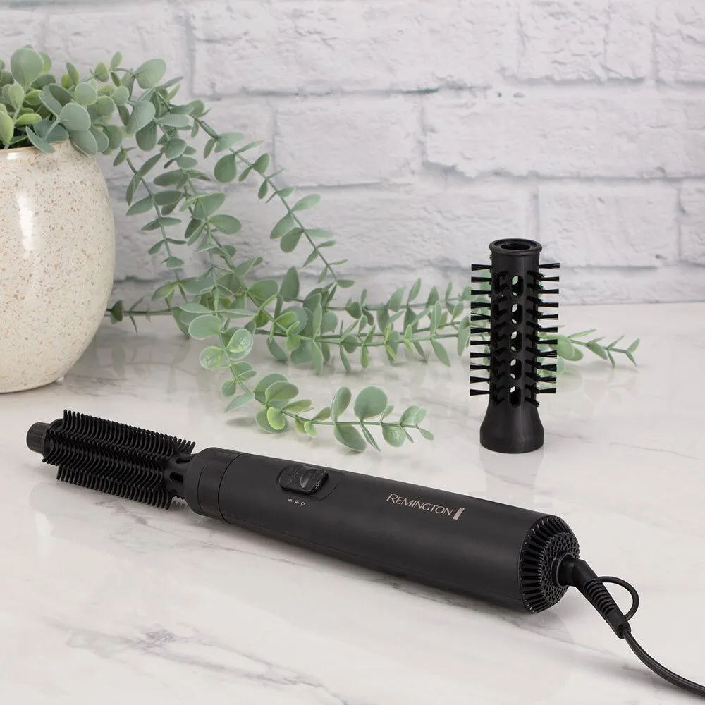Фен-щетка Remington Dry Style Caring, 400Вт, 2 режима, ионизация, керамическое покрытие, черный