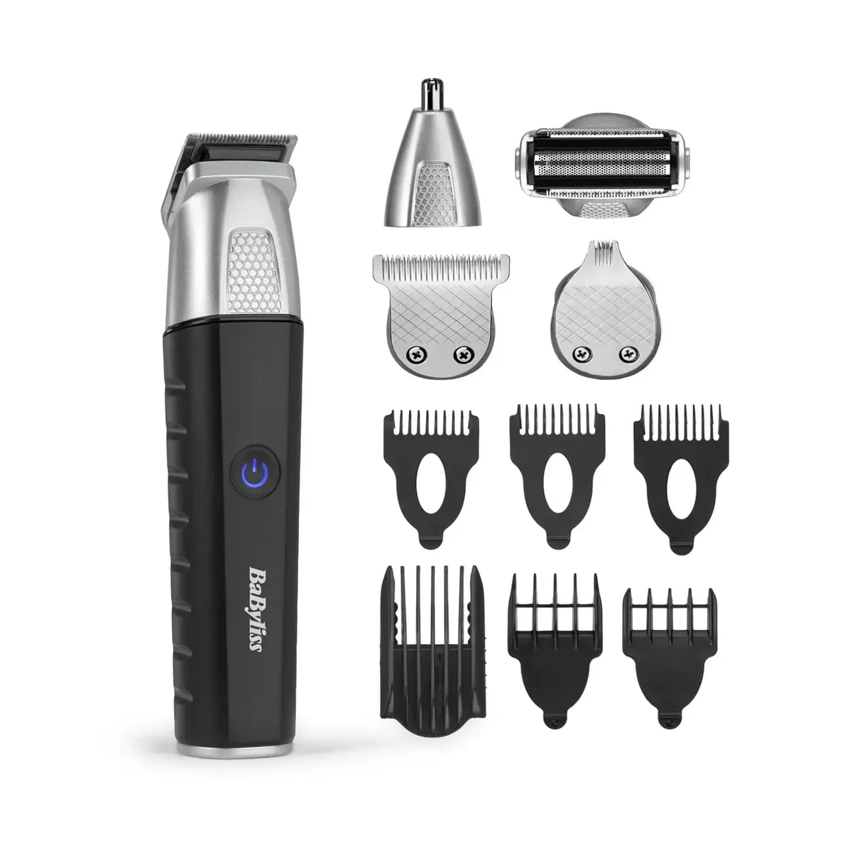 Набір для стрижки Babyliss Lithium Power: для бороди, вусів, голови, носа та тіла, акумуляторний, з вібраційним мотором.