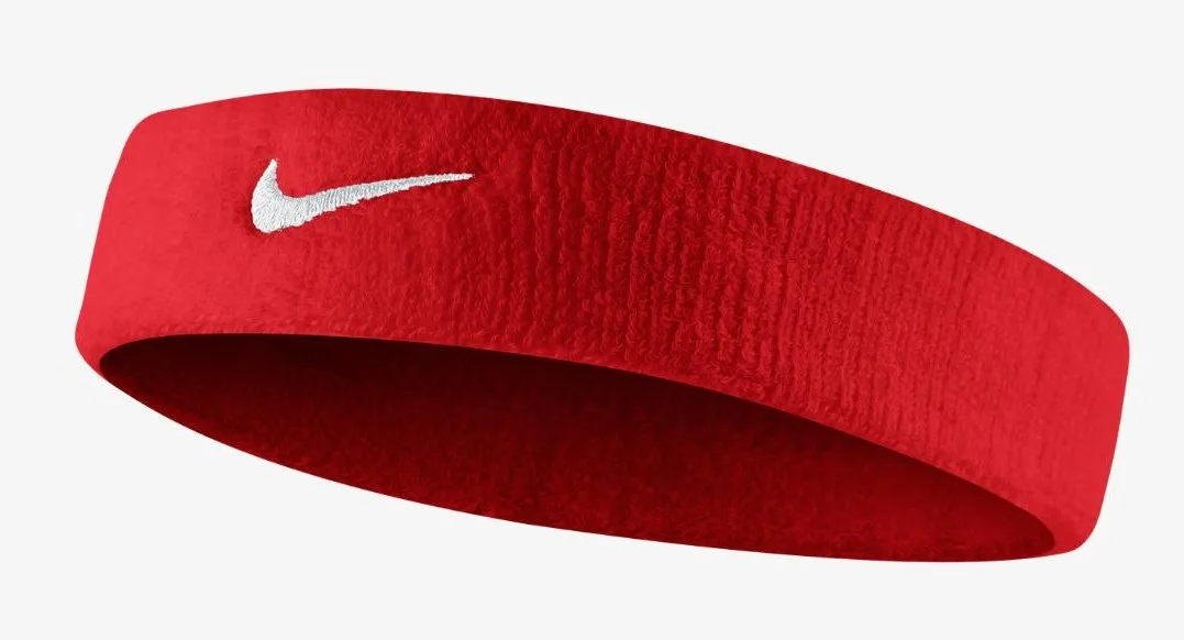 Пов'язка на голову NIKE бавовна OSFM червоний