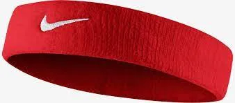 Повязка на голову NIKE хлопок OSFM красный