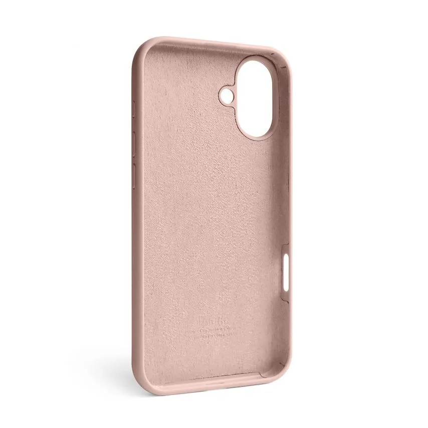Чохол силіконовий для Apple iPhone 16 Plus  бежевий