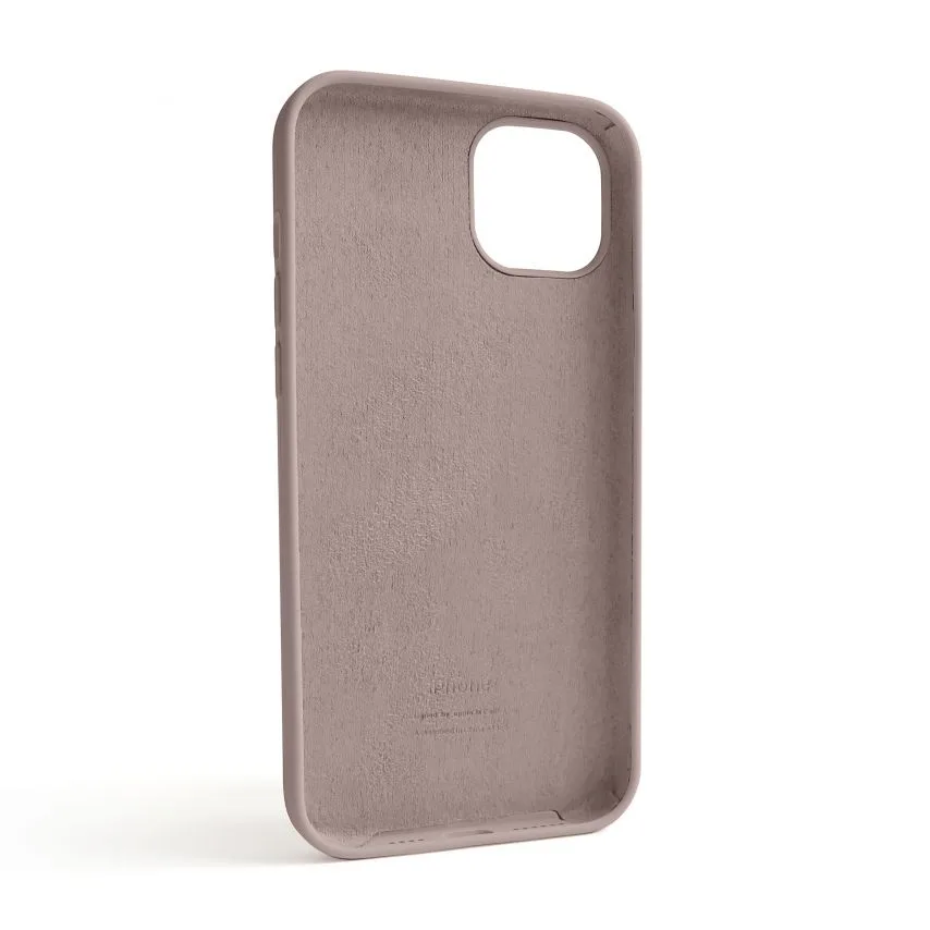 Силіконовий чохол для Apple iPhone 14 Plus  сірий
