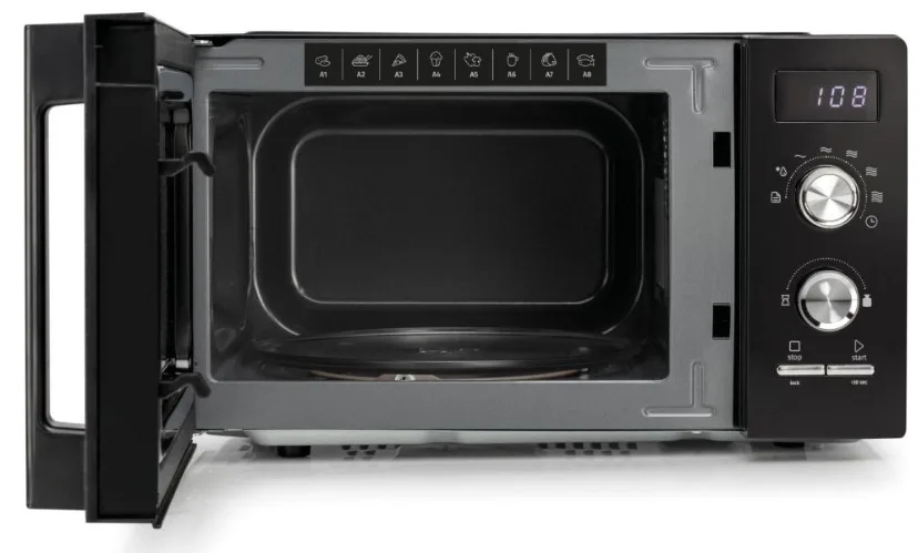 Мікрохвильова піч Gorenje соло 20 л чорна 800 Вт механічне керування