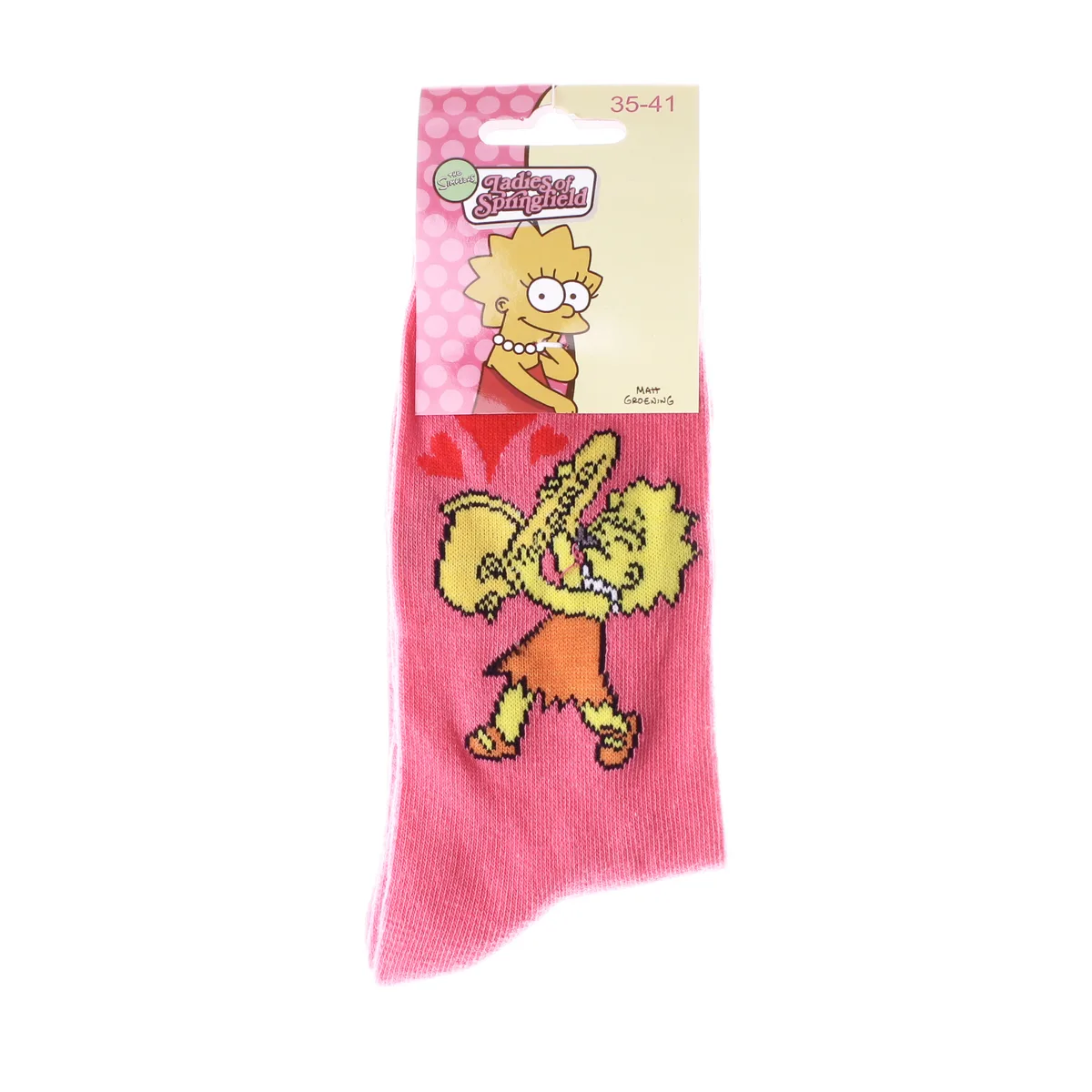 Носки SIMPSON 68% хлопок 35-41 розовые
