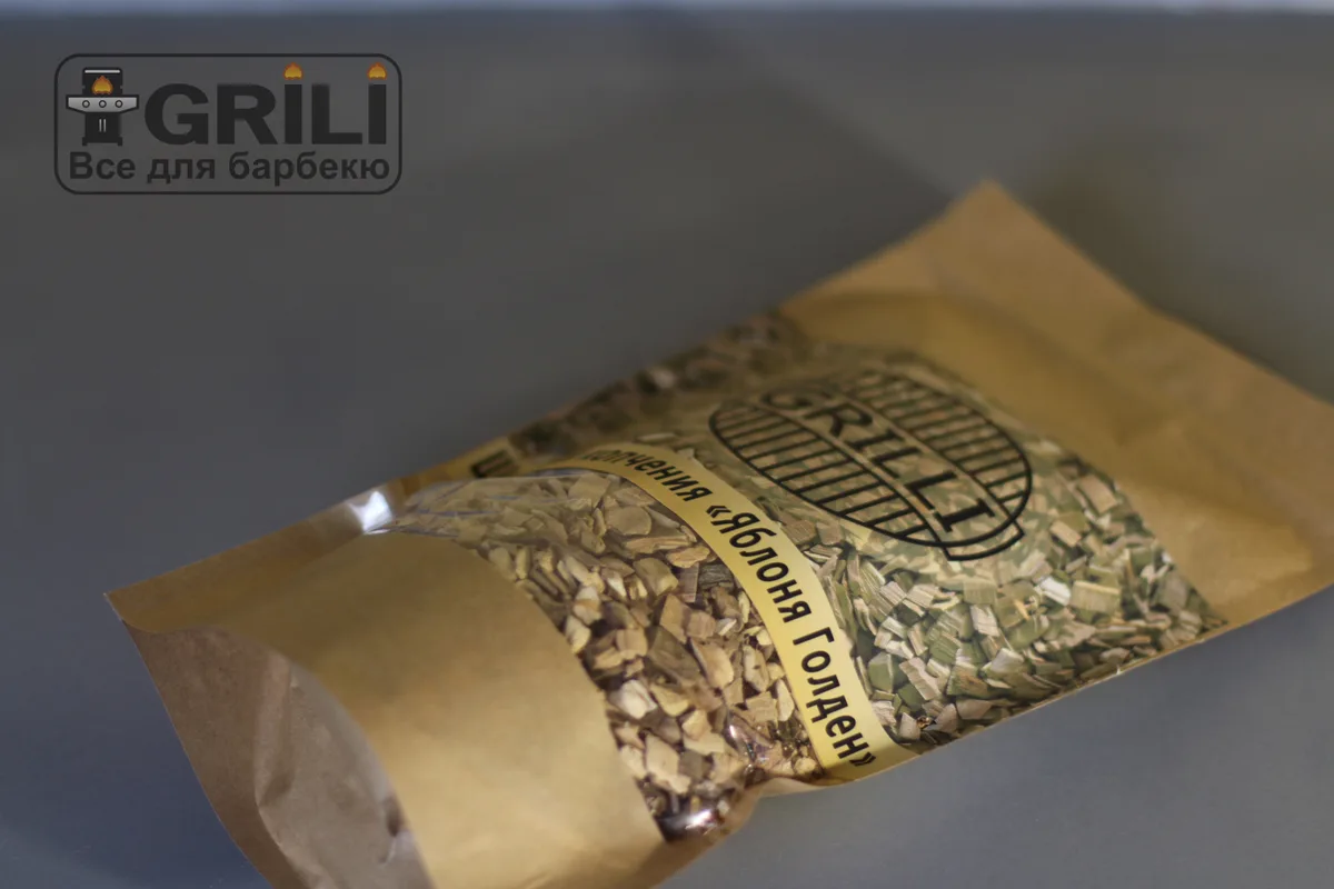 Тріска для копчення з яблуні 0,5 кг GRILLI Деревина