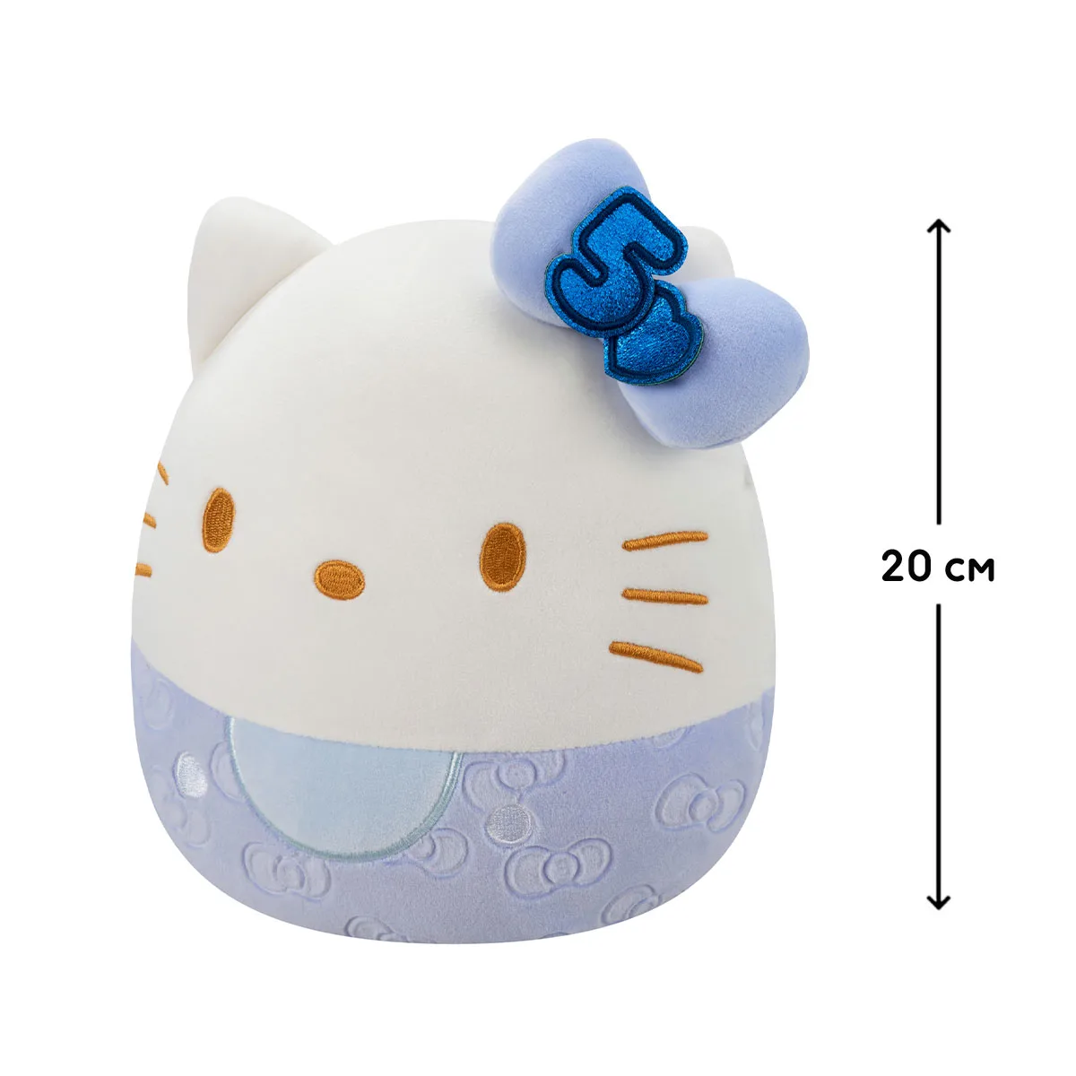 М'яка іграшка Squishmallows поліестер 20 см синя