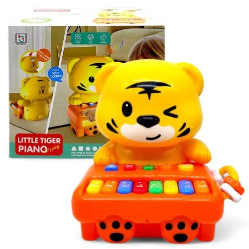 Інтерактивна іграшка Little Tiger Piano з підсвіткою та музичним центром від 18 місяців