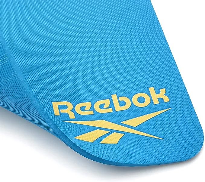 Килимок Reebok ПВХ 176х61х0,8 см блакитний для тренувань біг та фітнесу