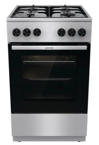 Газова плита Gorenje 4 конфорки нержавіюча сталь 50х85х59,4 см