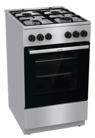 Газова плита Gorenje 4 конфорки нержавіюча сталь 50х85х59,4 см