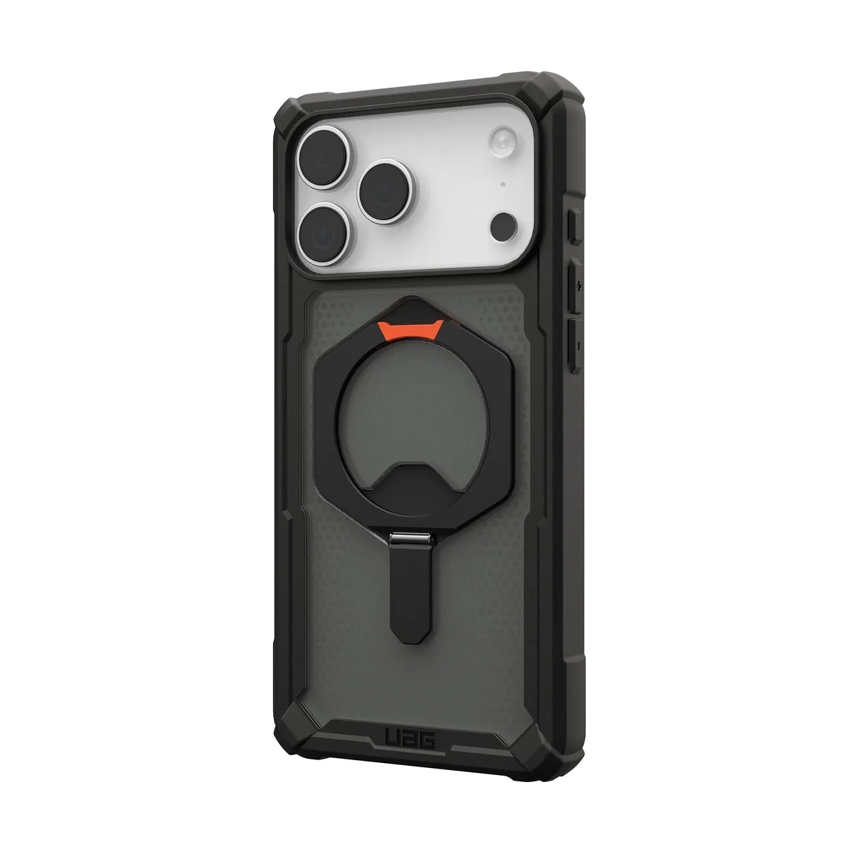 Чохол UAG для iPhone 17 Pro Max, Plasma XTE MagSafe, Black/Pop Orange