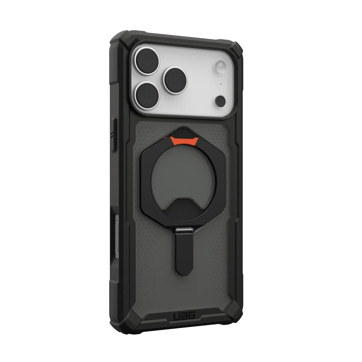 Чохол UAG для iPhone 17 Pro Max, Plasma XTE MagSafe, Black/Pop Orange