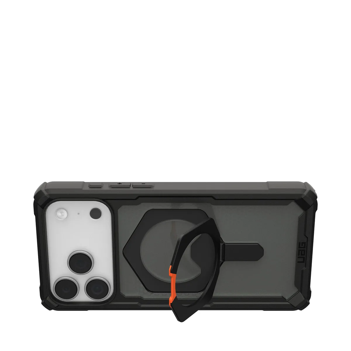 Чохол UAG для iPhone 17 Pro Max, Plasma XTE MagSafe, Black/Pop Orange