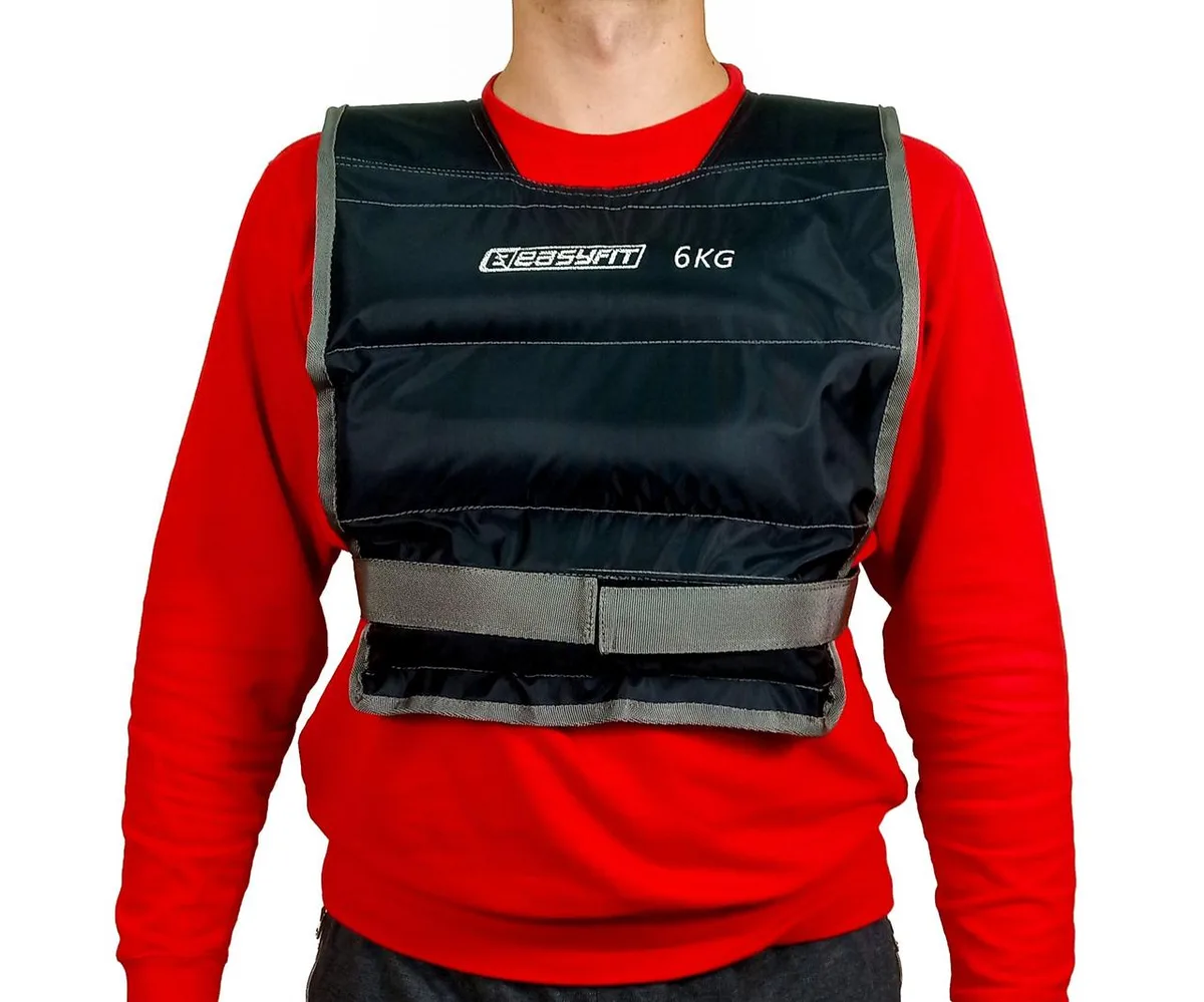 Жилет обтяжувальний EasyFit Oxford 6 кг Чорний