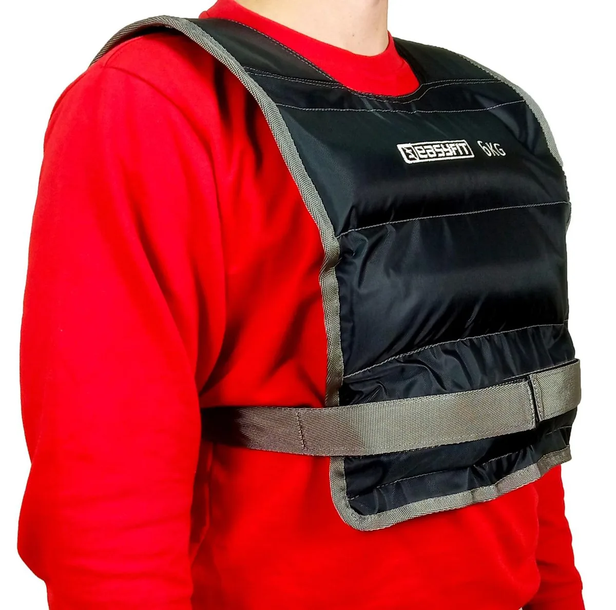 Жилет обтяжувальний EasyFit Oxford 6 кг Чорний