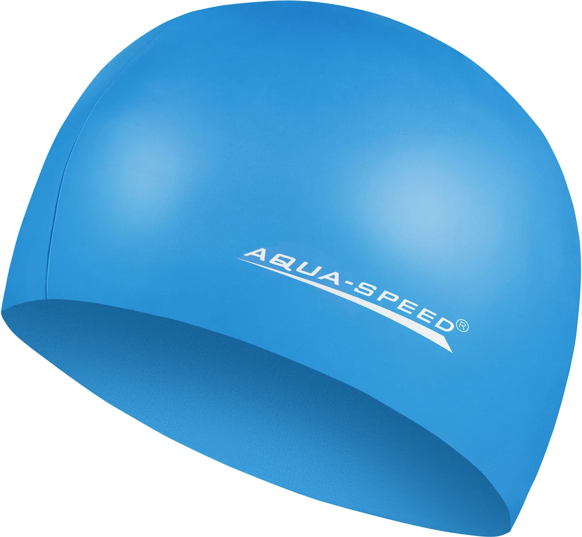 Шапка для плавання AQUA SPEED силікон OSFM блакитна