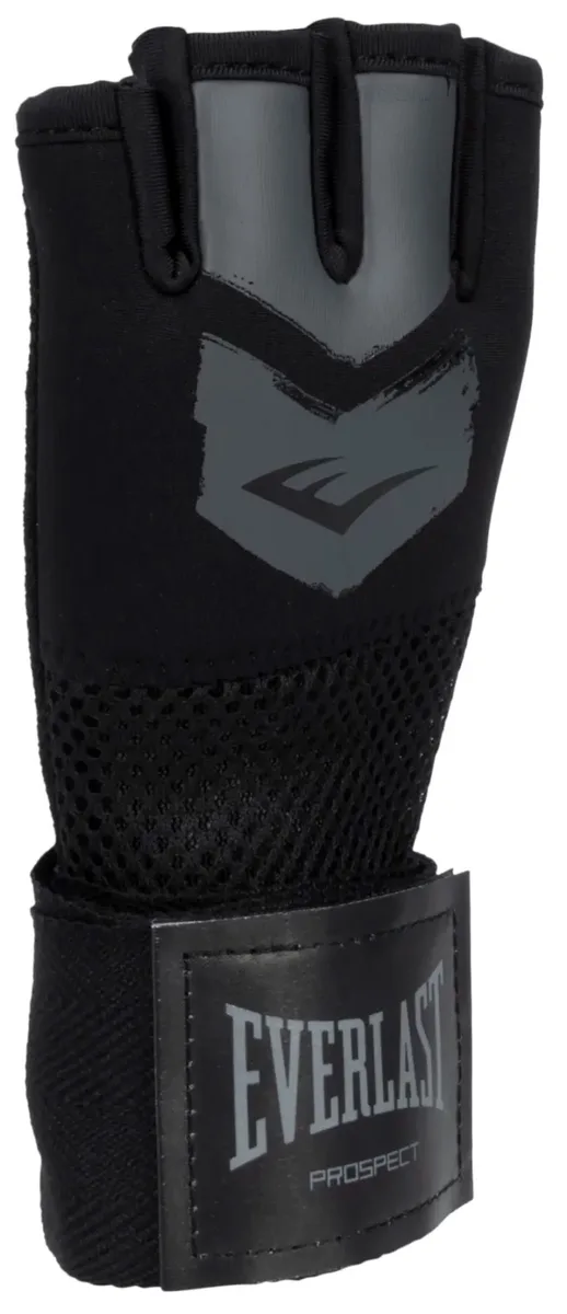 Бинти-рукавички Everlast 100% поліестер L/XL чорний сірий