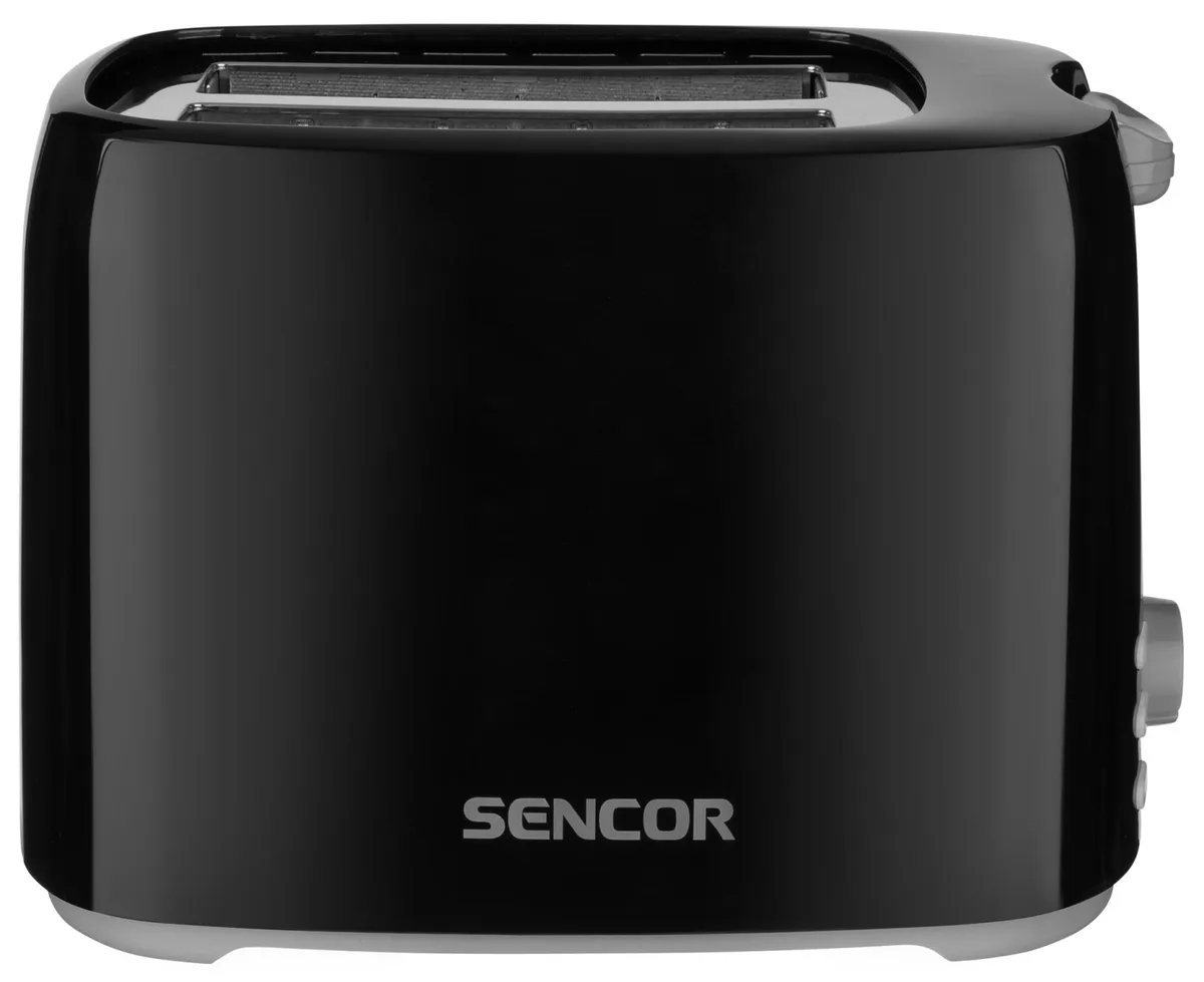 Тостер Sencor пластик 25,9х15,4х17,7 см чорний 750 Вт 2 тости 7 режимів обсмажування