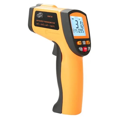 Інфрачервоний термометр BENETECH GM700 -50-750°C пило- та вологозахищений 12:1