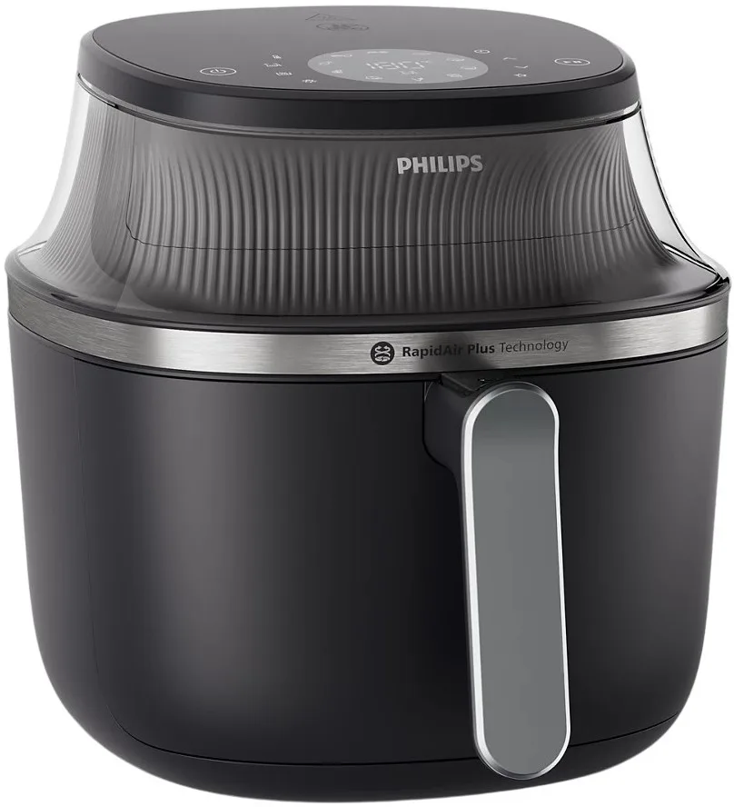 Мультипіч Philips Ovi XL Series 3000, 2000Вт, чаша-7.2л, сенсорне управл., 16 авто. програм, з віконцем, пластик, чорний