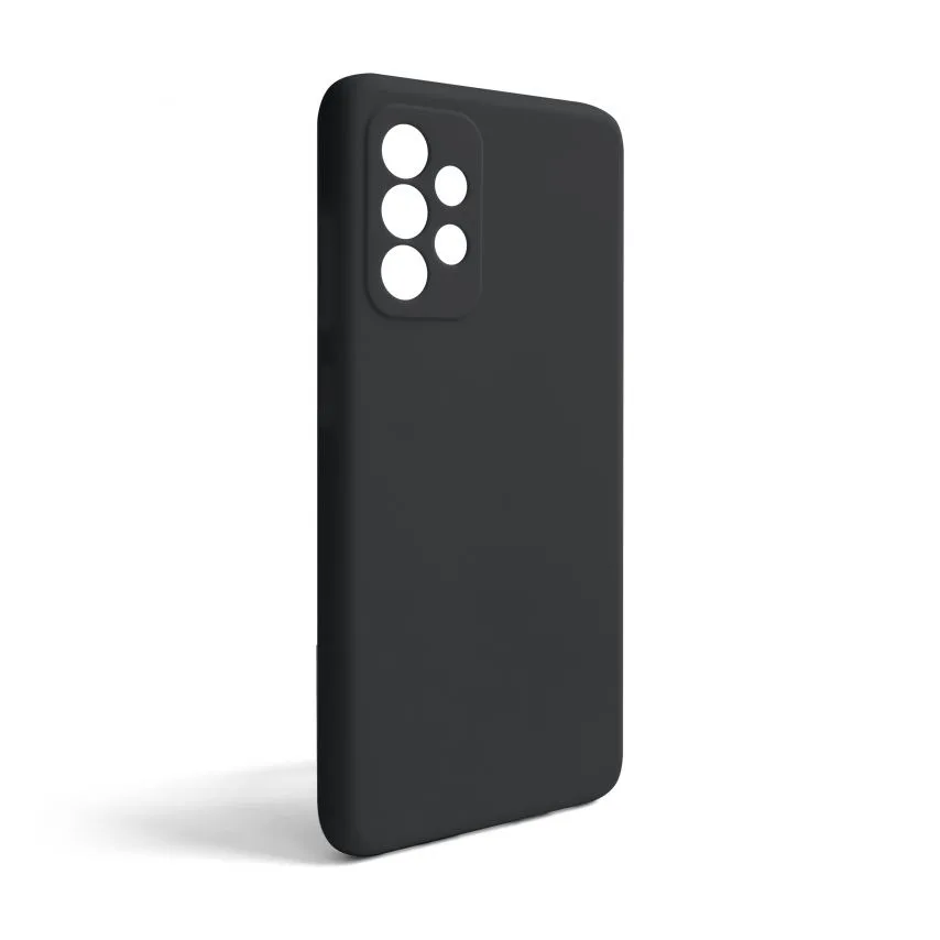 Чохол силиконовий для смартфона чорний закритий низ