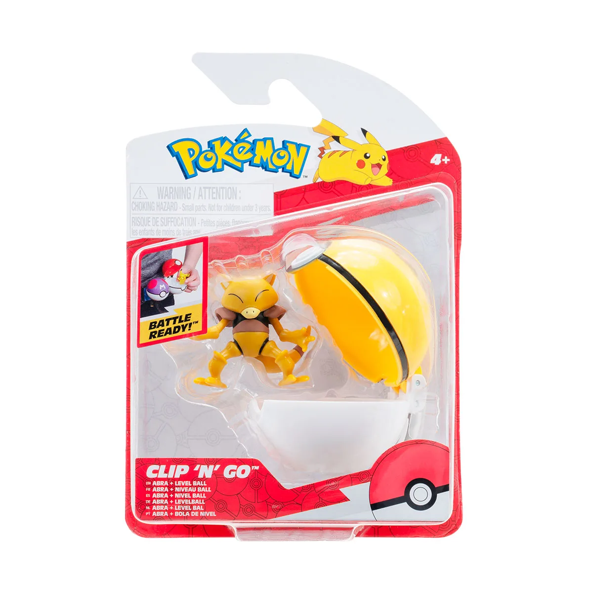 Ігровий набір Pokemon полімер 5 см Абра у покеболі