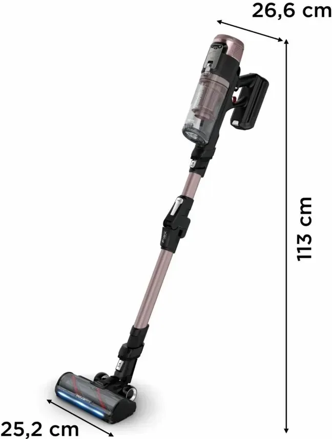 Безпровідний пилосос Rowenta X-Force Flex 16.60 Aqua Animal, 315Вт, для вологого прибирання, контейнер - 0.65л, автоматичний.