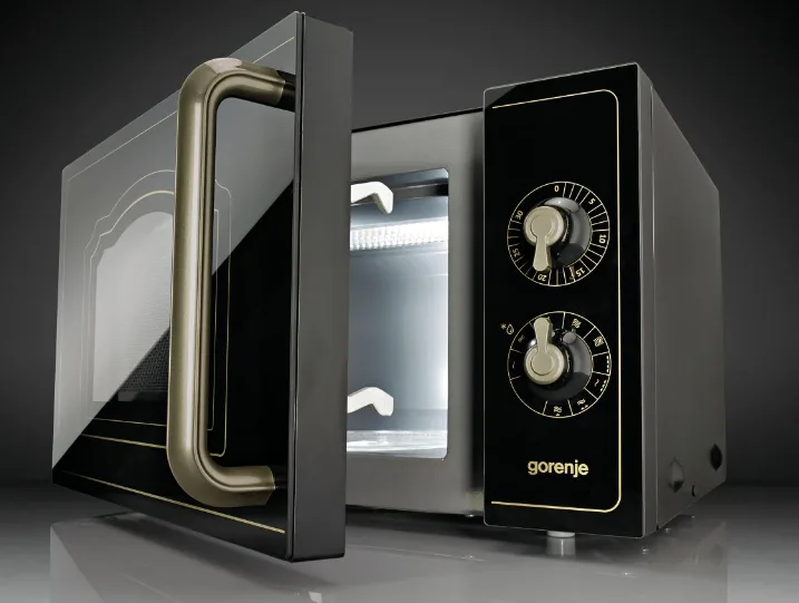 Микроволновая печь Gorenje с грилем 20 л антрацитовая механическая