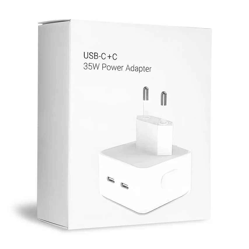 Зарядний пристрій Apple 35W пластик 2xType-C білий