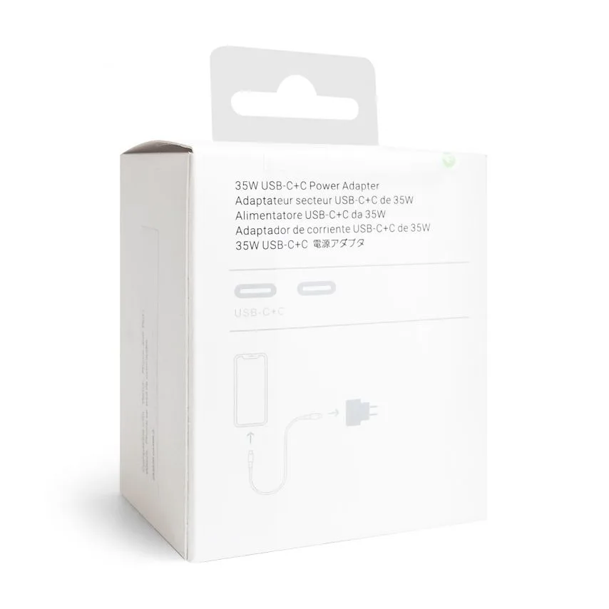Зарядний пристрій Apple 35W пластик 2xType-C білий