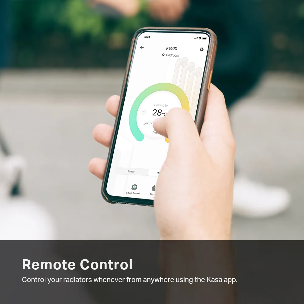 Термостатический радиаторный клапан TP-Link Kasa Smart KE100