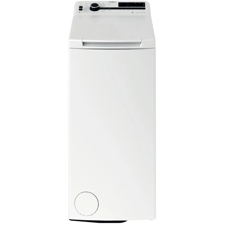 Пральна машина Whirlpool з вертикальним завантаженням, 6 кг, 1200 об/хв, клас енергоспоживання B, ширина 60 см, з дисплеєм та інве