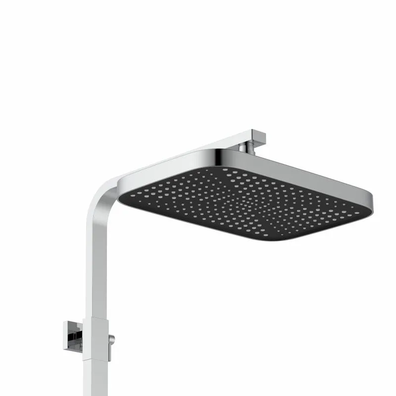 Душова система Qtap Capricorn 53103KNC настінна латунь 280х390х930 мм хромована