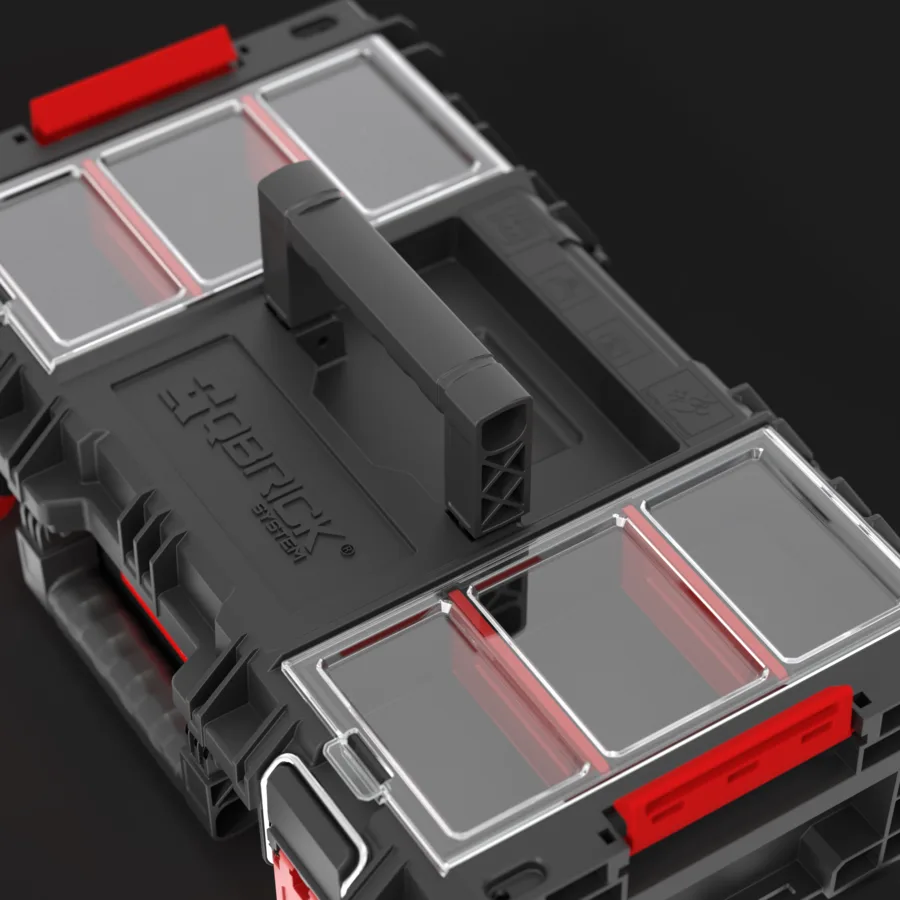 Ящик для інструментів Qbrick пластик 535х327х141 мм чорний