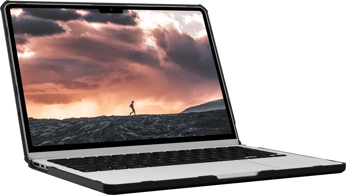 Чохол UAG для MacBook Air 13"(2022-2025), Plyo, Ice/Black