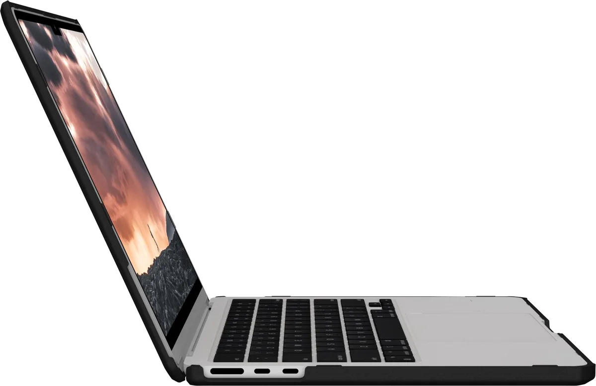 Чохол UAG для MacBook Air 13"(2022-2025), Plyo, Ice/Black