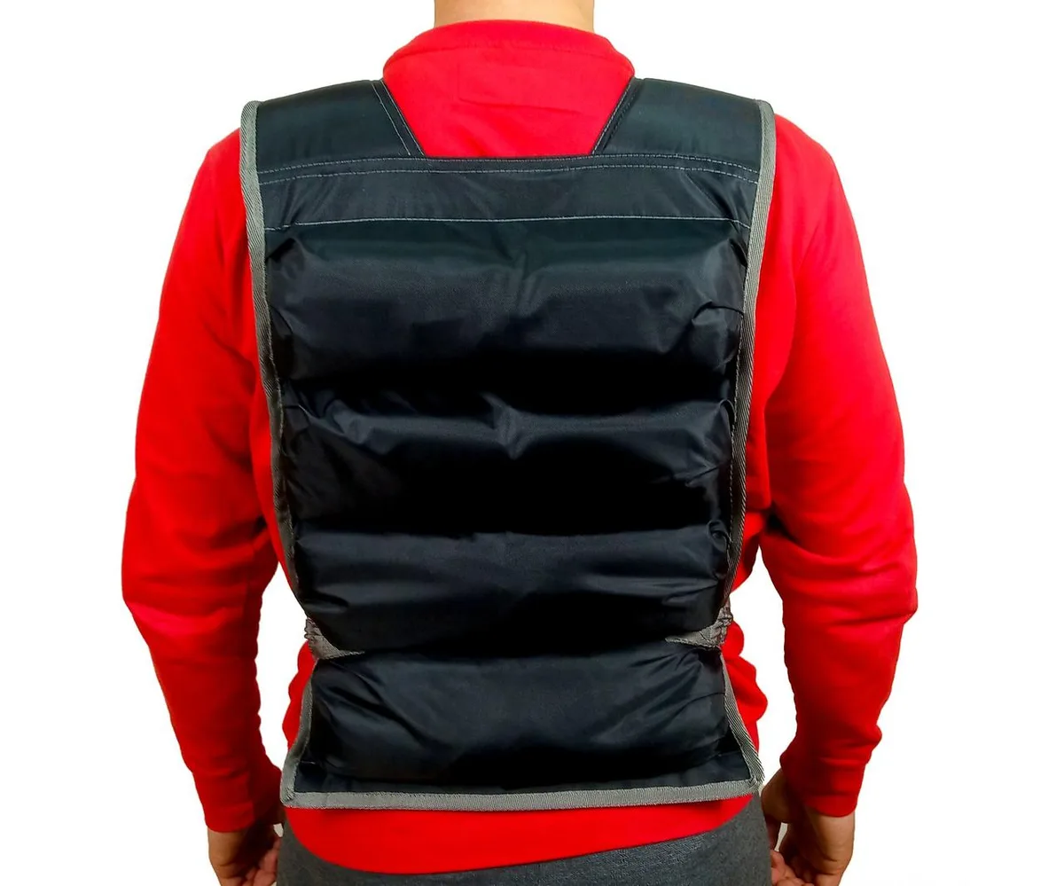Жилет утяжелительный EasyFit Oxford 18 кг Черный