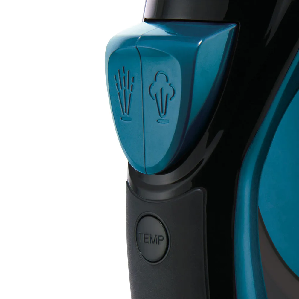 Праска Russell Hobbs Colour Control Pro, 2400 Вт, 380 мл, паровий удар до 185 °C, функція самоочищення, індикатор температури.