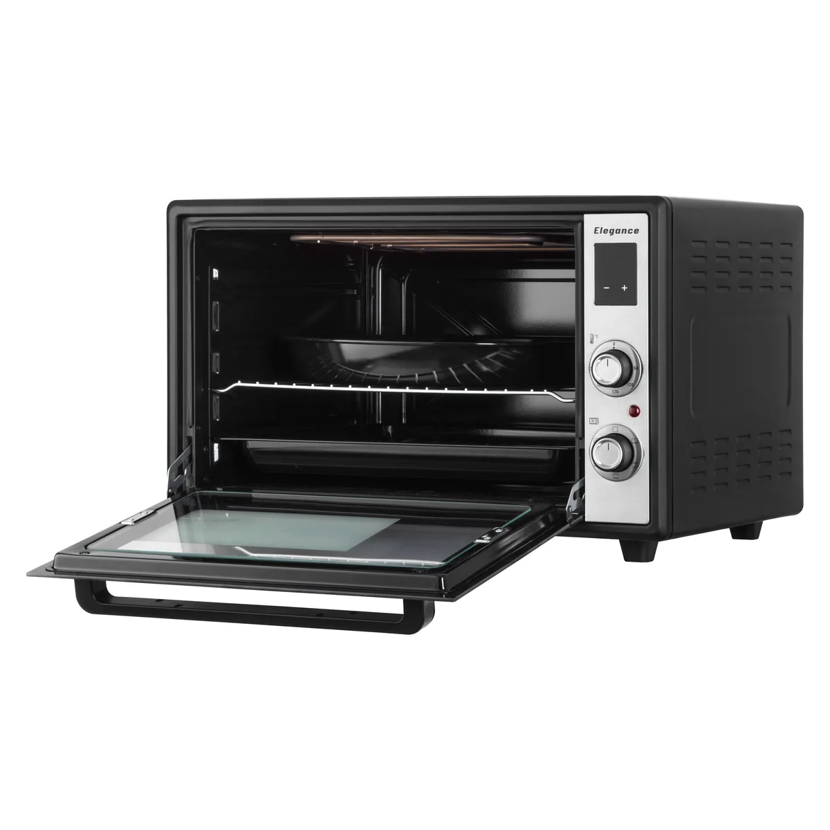 Духовка электрическая ARDESTO Elegance, 60 л, 2000 Вт, конвекционная, с двойным стеклом, черного цвета