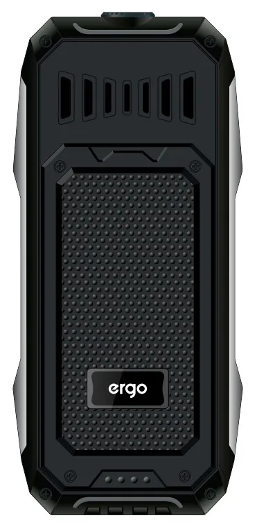 Мобільний телефон ERGO Моноблок 1,77 дюйма Пластик Чорний Dual Sim