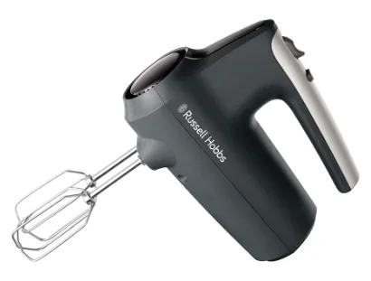 Ручний міксер Russell Hobbs 185 Вт 5 швидкостей пластик 18,5х29 см сірий