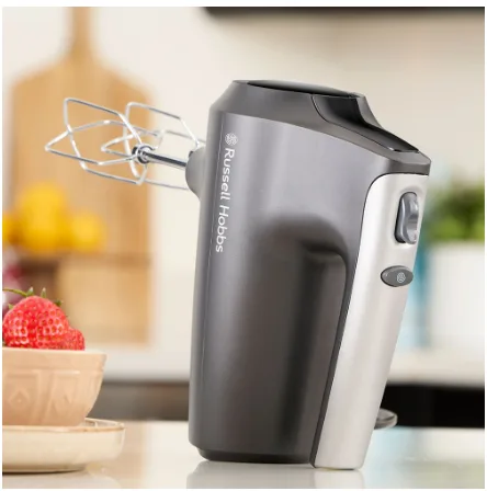 Ручний міксер Russell Hobbs 185 Вт 5 швидкостей пластик 18,5х29 см сірий