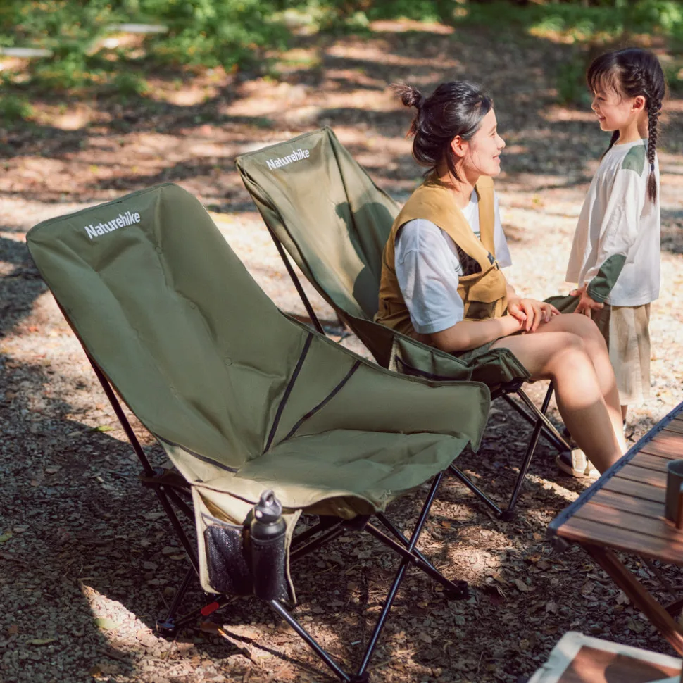 Складной стул Naturehike Оксфорд 600D 51х62,5х90 см Оливковый зеленый