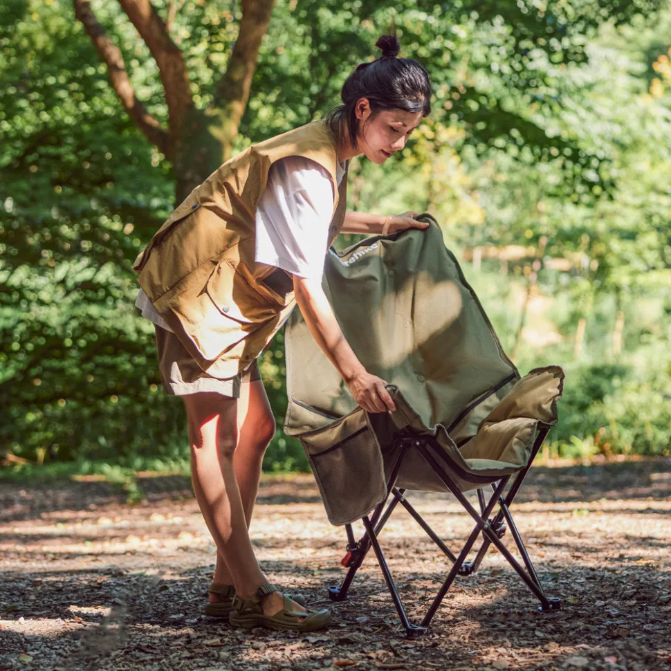 Складной стул Naturehike Оксфорд 600D 51х62,5х90 см Оливковый зеленый