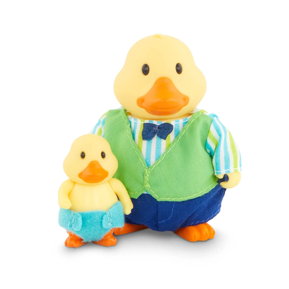 Набор фигурок Li'l Woodzeez Семья Уточек 4 шт, книжка EN