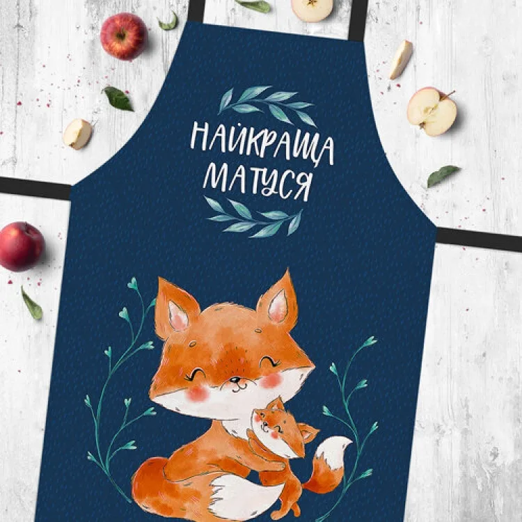Фартук 50% хлопок 75х51 см Синий